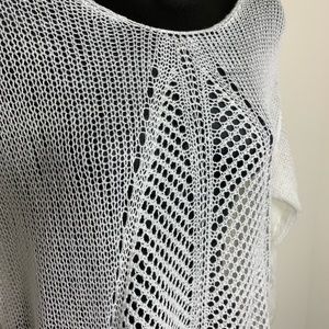 ⭐️ A Little Sparkle Open-Knit Panel Sweater (NWT)